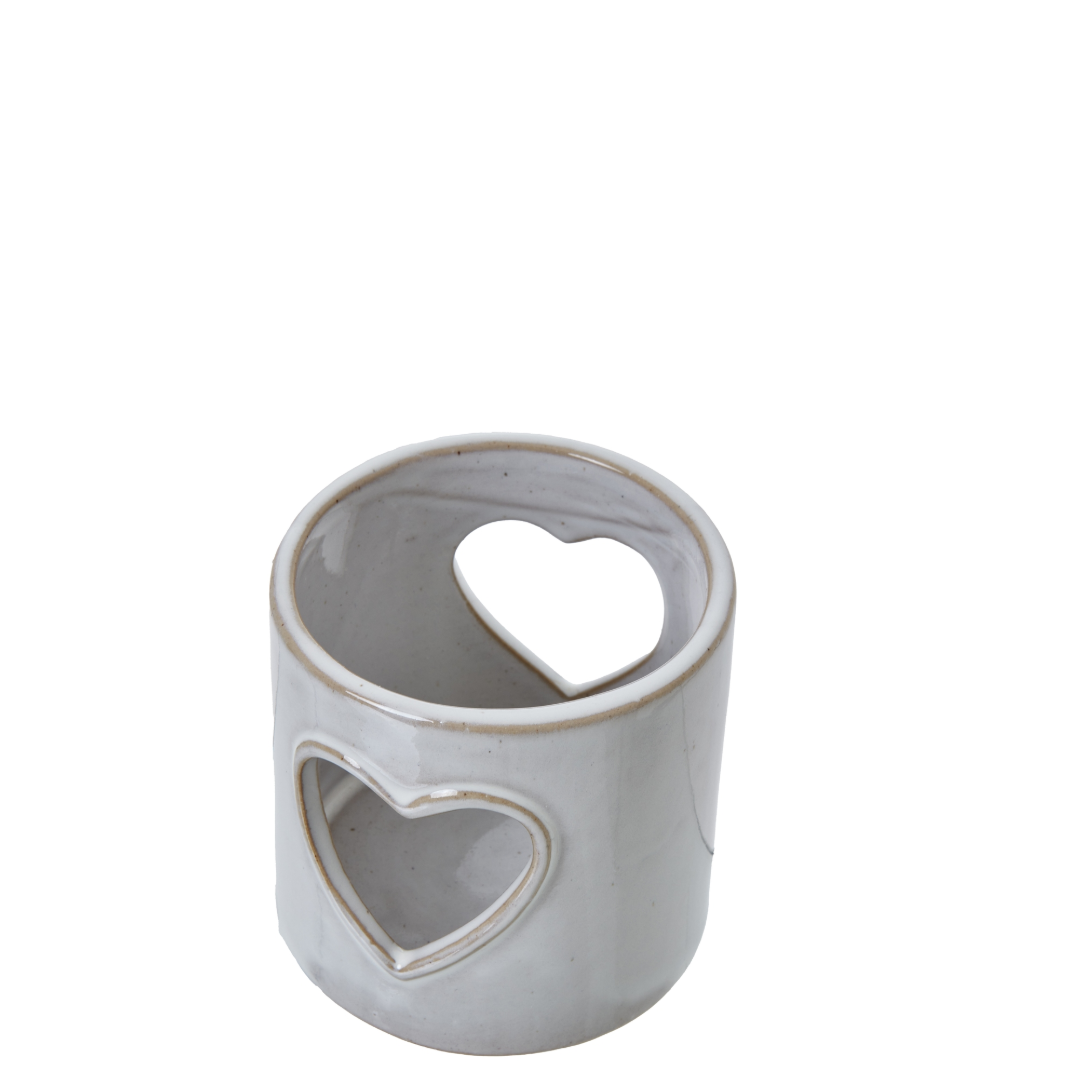 Ceramic Heart Tealight Holder – Sweet Home Gift | Fetch & Cove