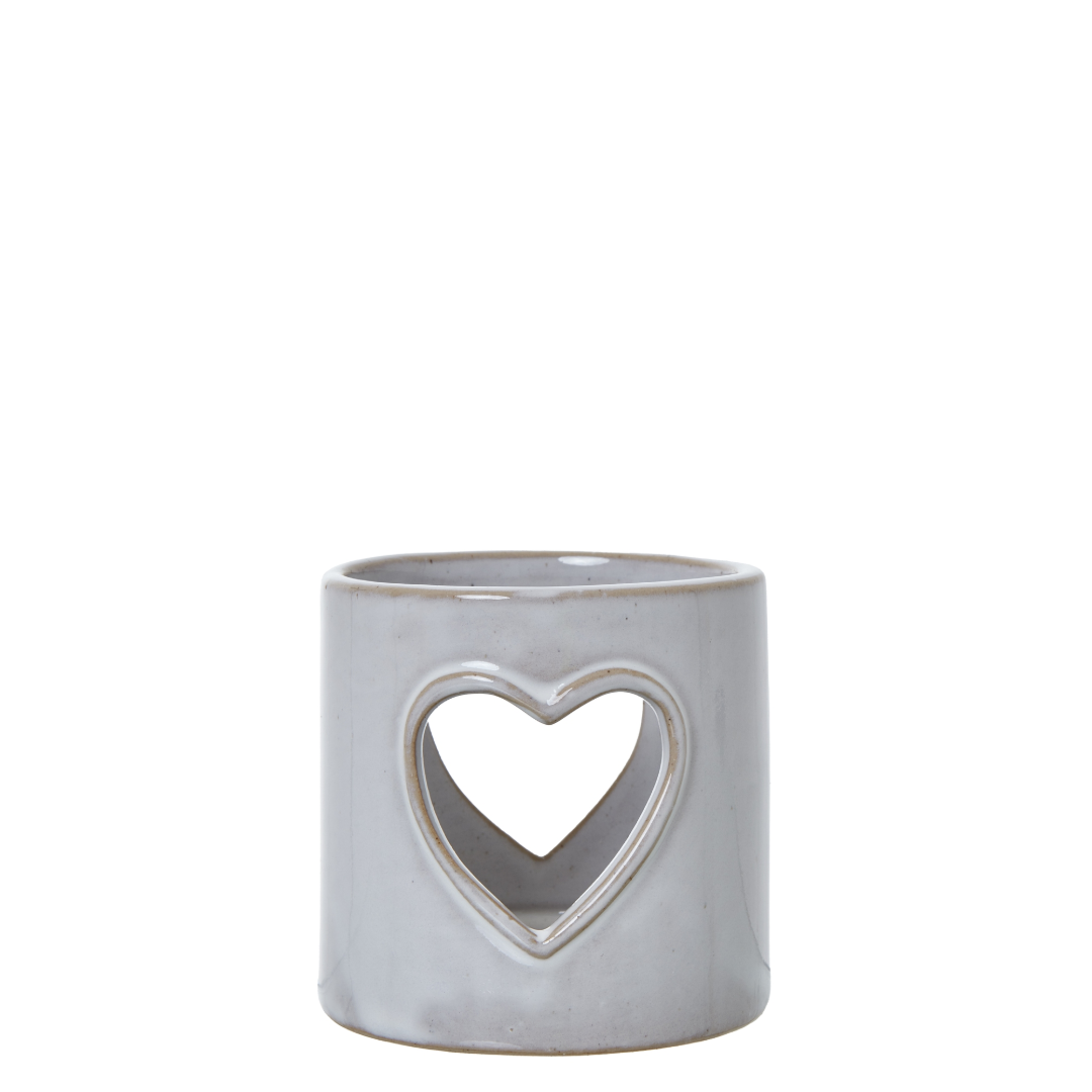 Ceramic Heart Tealight Holder – Sweet Home Gift | Fetch & Cove