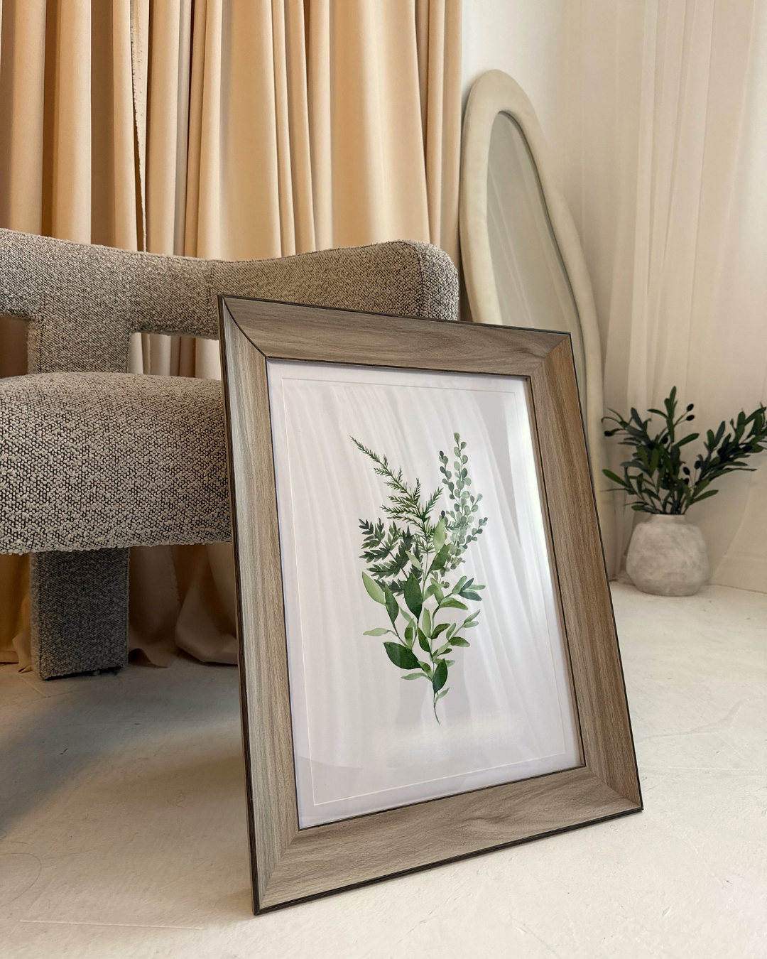 Rustic Washed Wooden A3 Photo Frame