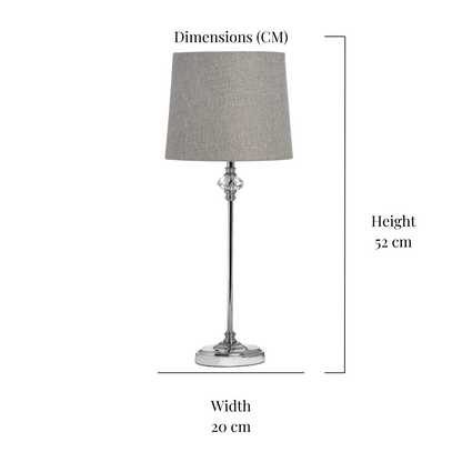 Giovanna Chrome Table Lamp