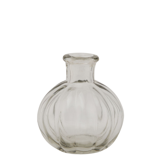 Round Glass Bud Vase