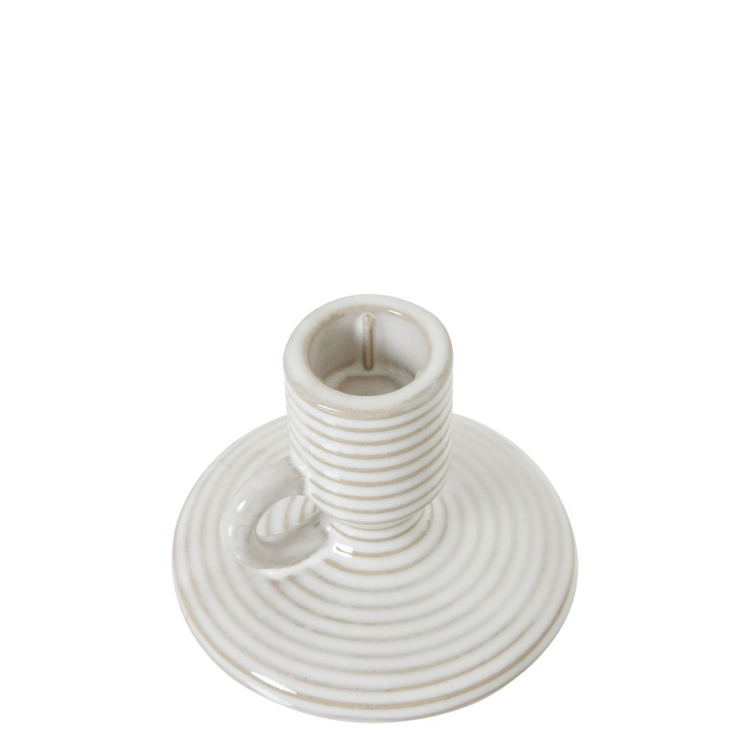 Kindle Taper Ceramic Candle Holder