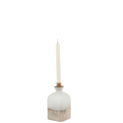 Aged Brass Radiance Candle Holder