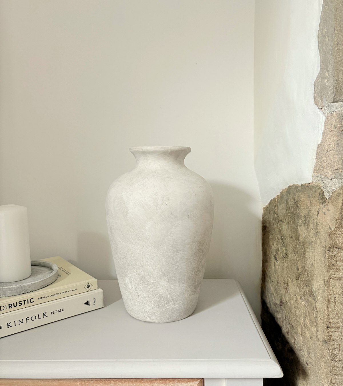 Elina Textured Stoneware Vase