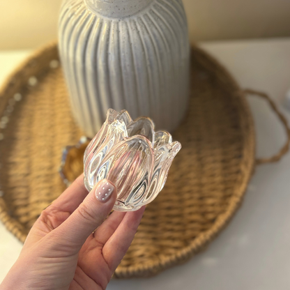 Tulip Glass Tealight Holder