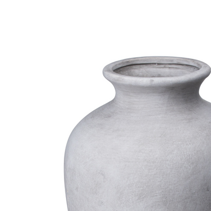 Elina Textured Stoneware Vase – Neutral Styling Accent | Fetch & Cove