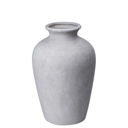 Elina Textured Stoneware Vase – Neutral Styling Accent | Fetch & Cove